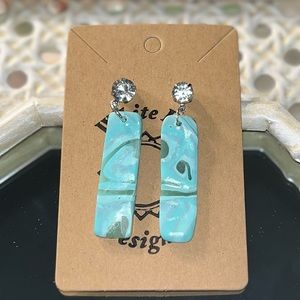 Handmade polymer clay earrings